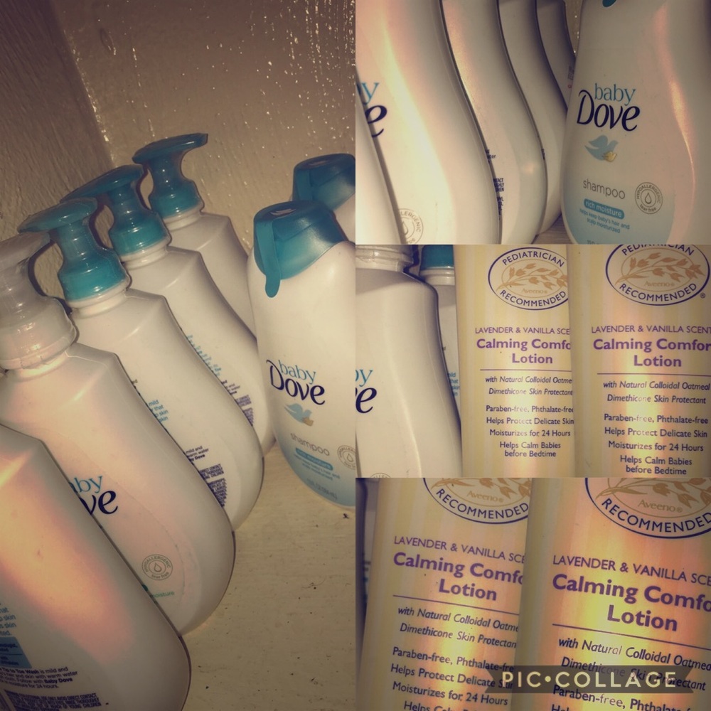 Baby wash and lotion